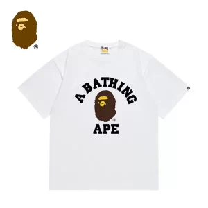BAPE 25年春夏猿人字母印花圖案短袖T恤