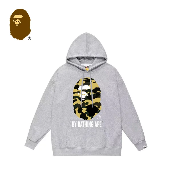 BAPE 大猿人頭字母印花毛圈連帽衛衣 BAPE 大猿人頭字母印花毛圈連帽衛衣