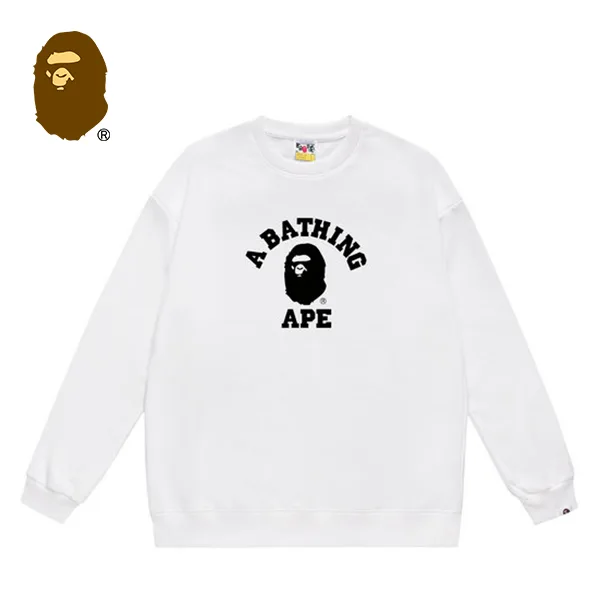 BAPE 猿人頭字母印花圓領衛衣 BAPE 猿人頭字母印花圓領衛衣