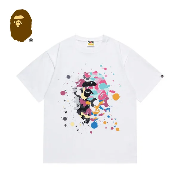 BAPE 猿人頭潑墨US限定短袖T恤 BAPE 猿人頭潑墨US限定短袖T恤