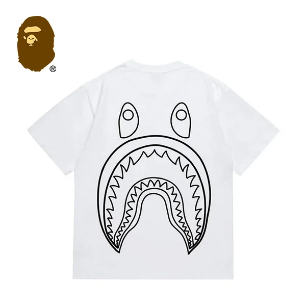 BAPE 猿人鯊魚印花短袖T恤