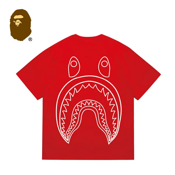 BAPE 猿人鯊魚印花短袖T恤