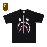 BAPE 鯊魚拉鍊印花短袖T恤