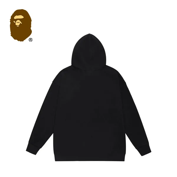 BAPE Sta Pattern Loose 閃電星標猿人頭彩色字母印花連帽衛衣