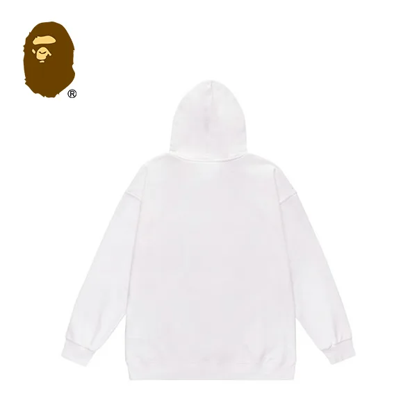 BAPE Sta Pattern Loose 閃電星標猿人頭彩色字母印花連帽衛衣