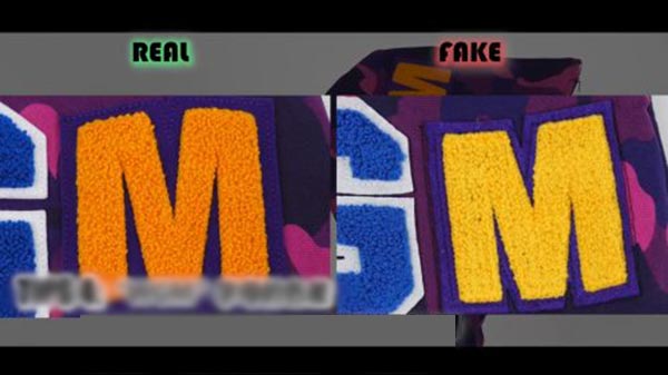 鯊魚外套正版 「WGM」字母的色差