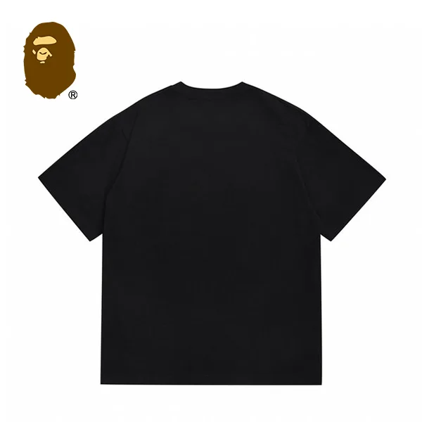 BAPE 猿人頭迷彩花朵字母印花短袖T恤