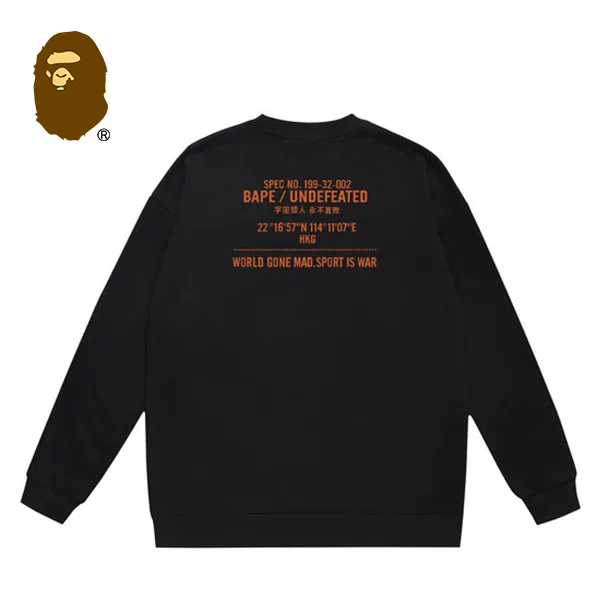 BAPE UNDEFEATED 聯名不敗五道槓迷彩猿人圓領衛衣 BAPE UNDEFEATED 聯名不敗五道槓迷彩猿人圓領衛衣
