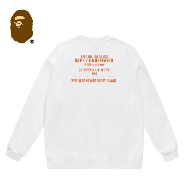BAPE UNDEFEATED 聯名不敗五道槓迷彩猿人圓領衛衣 BAPE UNDEFEATED 聯名不敗五道槓迷彩猿人圓領衛衣