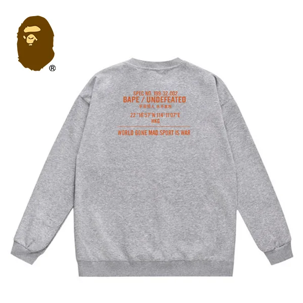 BAPE UNDEFEATED 聯名不敗五道槓迷彩猿人圓領衛衣 BAPE UNDEFEATED 聯名不敗五道槓迷彩猿人圓領衛衣