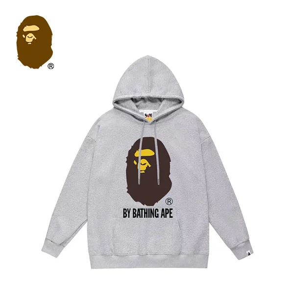 BAPE 胸前大猿人頭LOGO印花連帽衛衣