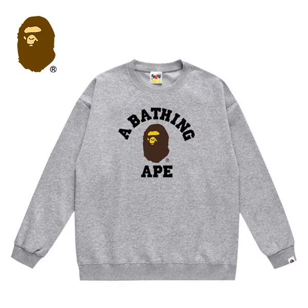 BAPE 經典猿人頭字母印花圓領衛衣 BAPE 經典猿人頭字母印花圓領衛衣
