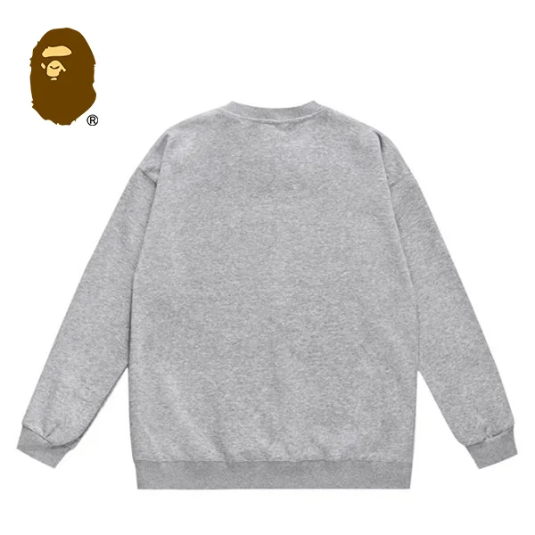 BAPE 經典猿人頭字母印花圓領衛衣 BAPE 經典猿人頭字母印花圓領衛衣