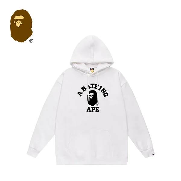 BAPE 猿人頭字母印花連帽衛衣