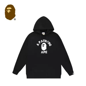 BAPE 猿人頭字母印花連帽衛衣