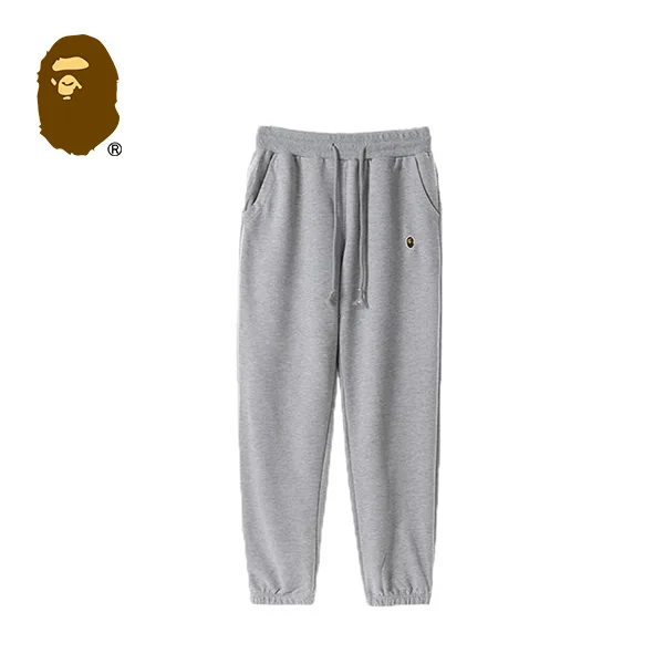 BAPE 經典猿人頭刺繡小標長褲休閒運動褲