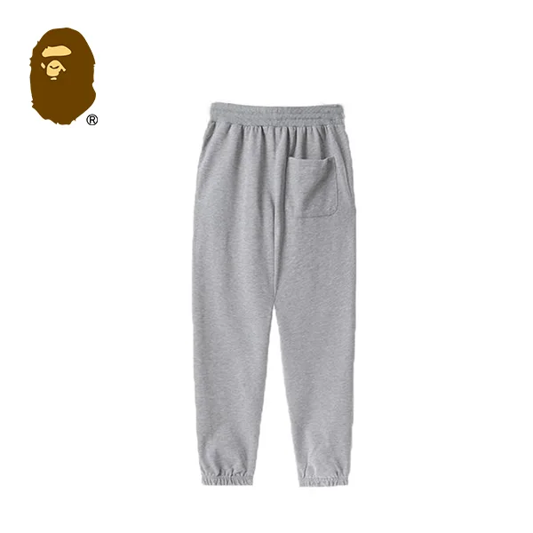 BAPE 經典猿人頭刺繡小標長褲休閒運動褲