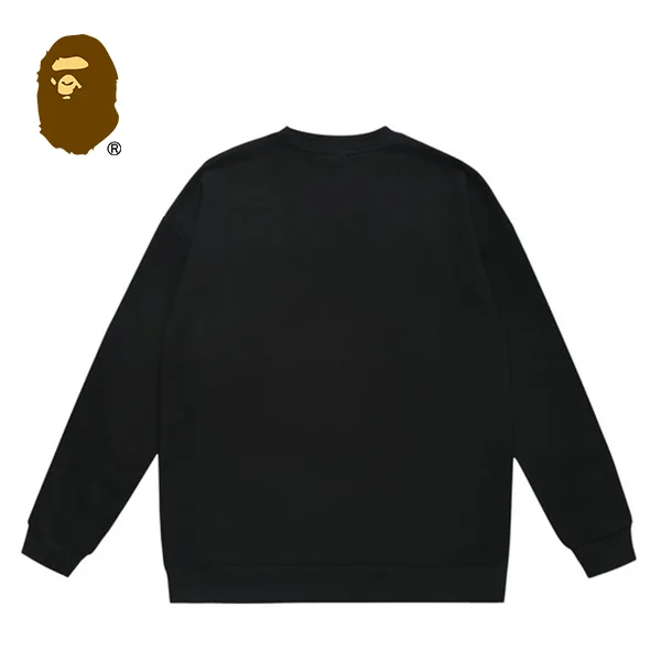 BAPE 胸前大猿人頭LOGO印花圓領套頭衛衣 BAPE 胸前大猿人頭LOGO印花圓領套頭衛衣