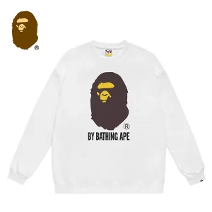 BAPE 胸前大猿人頭LOGO印花圓領套頭衛衣
