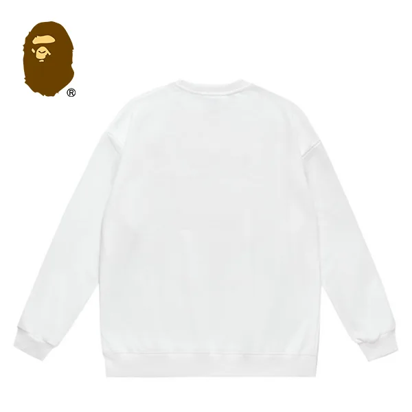 BAPE 胸前大猿人頭LOGO印花圓領套頭衛衣 BAPE 胸前大猿人頭LOGO印花圓領套頭衛衣