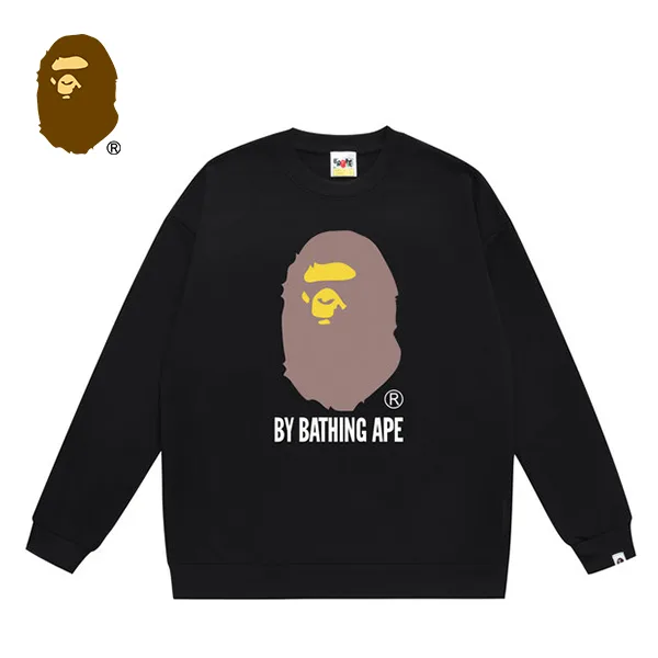 BAPE 胸前大猿人頭LOGO印花圓領套頭衛衣 BAPE 胸前大猿人頭LOGO印花圓領套頭衛衣