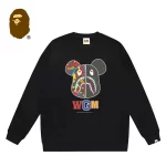 BAPE WGM 迷彩暴力熊圓領衛衣