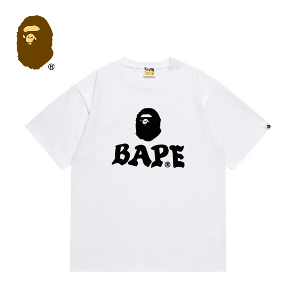 BAPE 小猿人頭字母印花短袖T恤 BAPE 小猿人頭字母印花短袖T恤