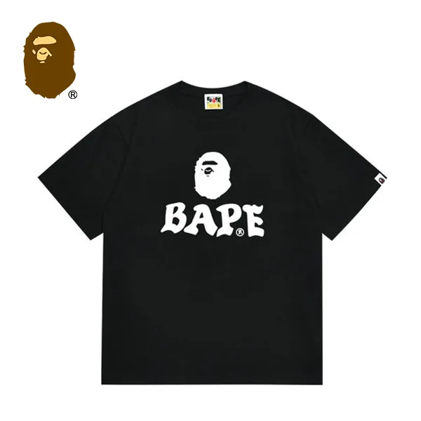 BAPE 小猿人頭字母印花短袖T恤 BAPE 小猿人頭字母印花短袖T恤